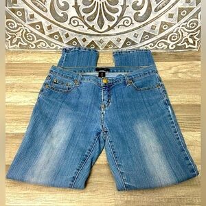 Bogari Straight Leg Distressed Jeans Size 30